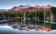 Evening alpenglow in the Sierra
