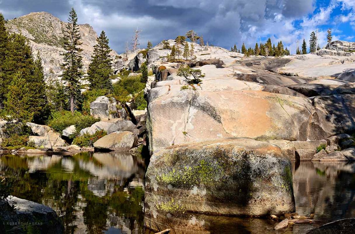 A hidden pool in the Sierras called “Enchanted.”