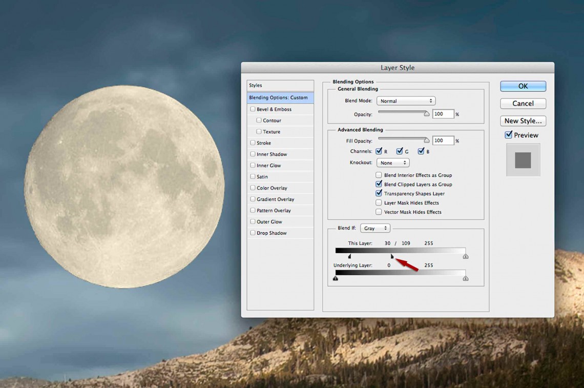 Use Luminance Blending To Blend An Object Into Your Image